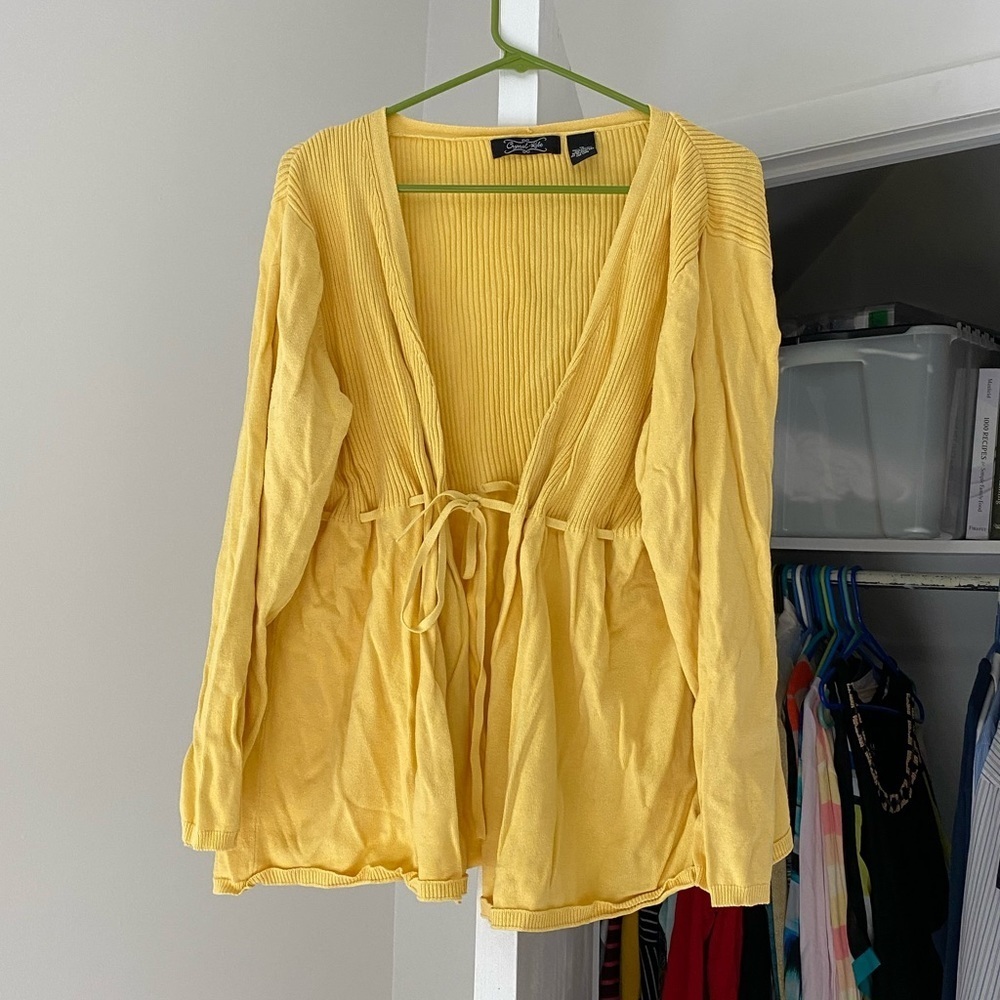 Yellow Cardigan